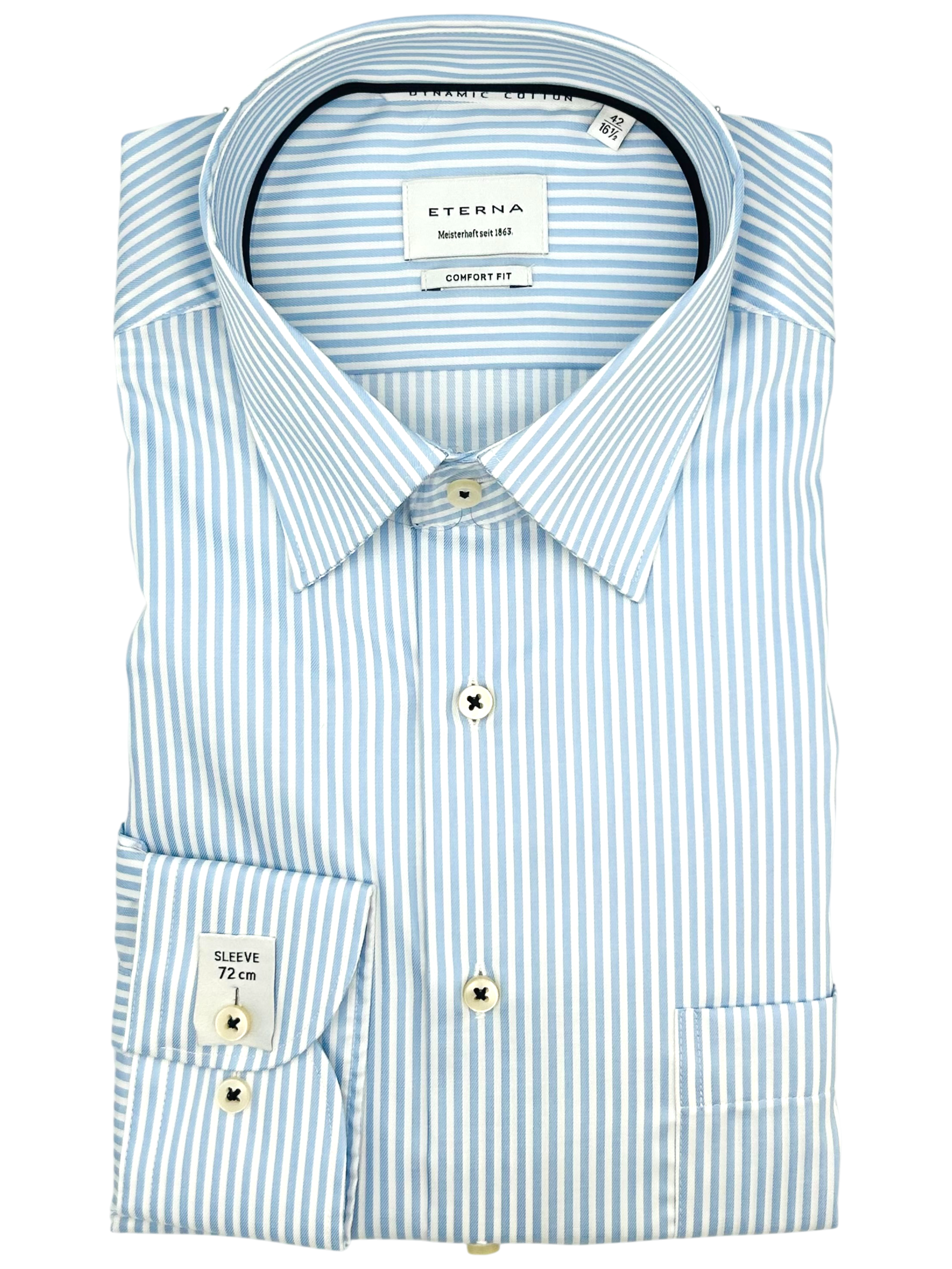 Eterna Comfort Fit Skjorte - Ærmelængde 72cm - Dynamic Cotton